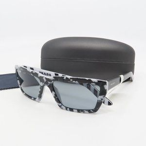 SPR 04V 443/3C2 Prada White/ Black Havana Sunglass